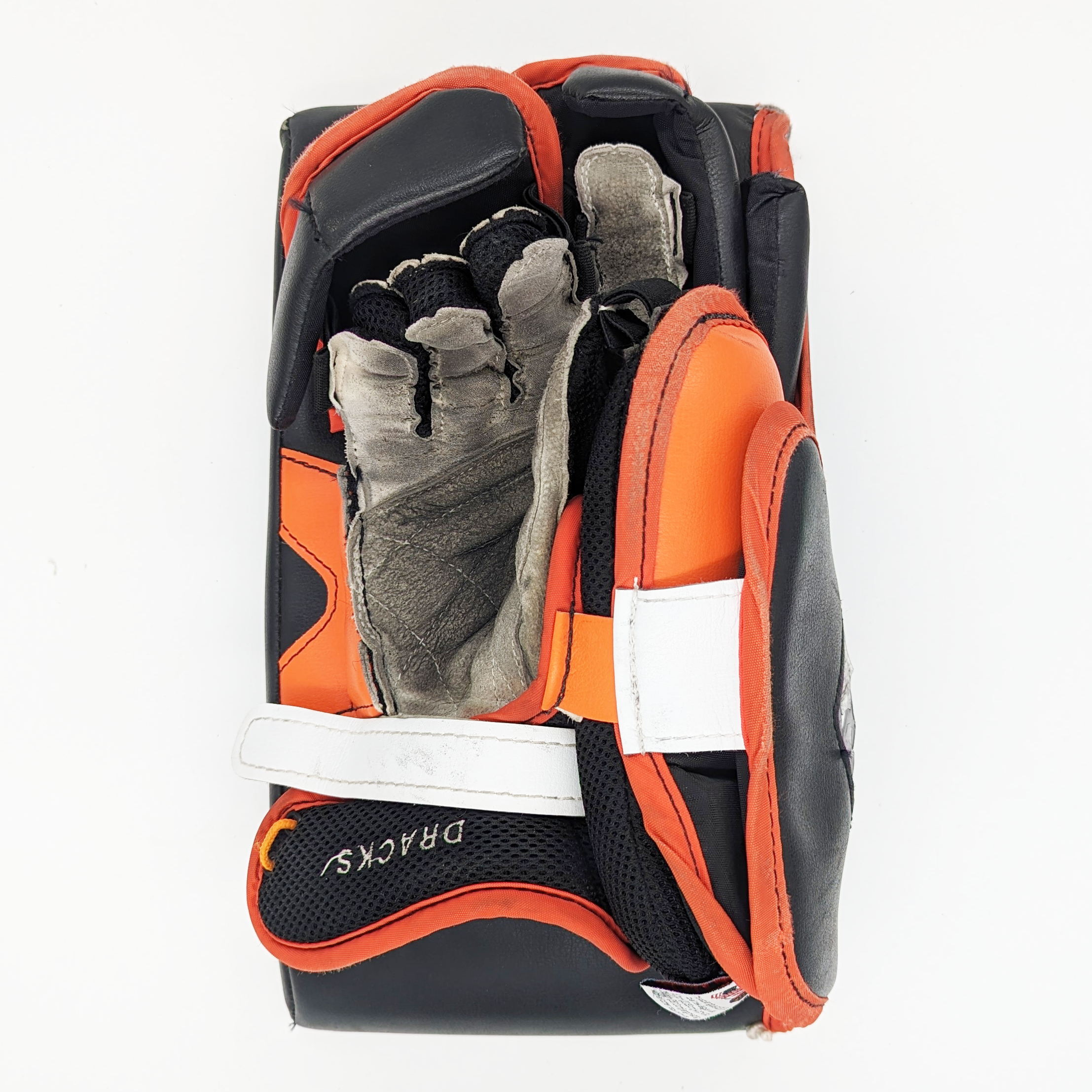 Vaughn Ventus SLR - Bloqueur de gardien de but Pro Stock d'occasion (noir/orange/blanc)